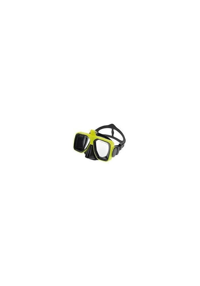 TUSA Liberator Diving Mask with Anti-Fog Lens - Black and Yellow Frame - Image 3