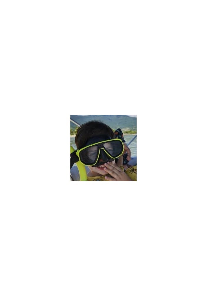 TUSA Liberator Diving Mask with Anti-Fog Lens - Black and Yellow Frame - Image 2