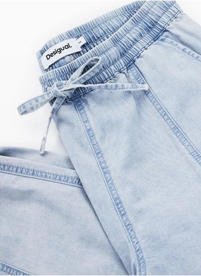 DESIGUAL LIGHT JOGGER JEANS