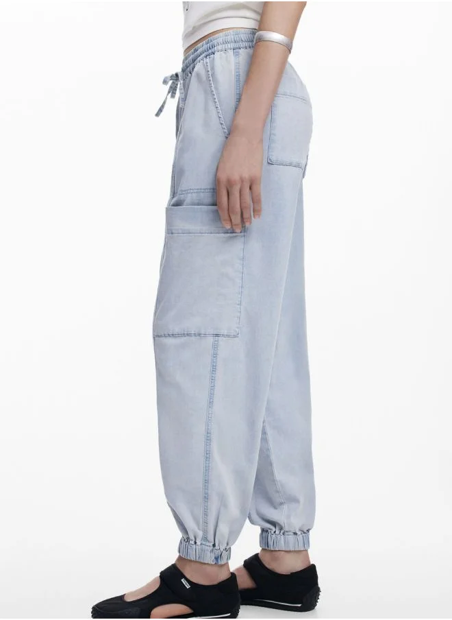 DESIGUAL LIGHT JOGGER JEANS