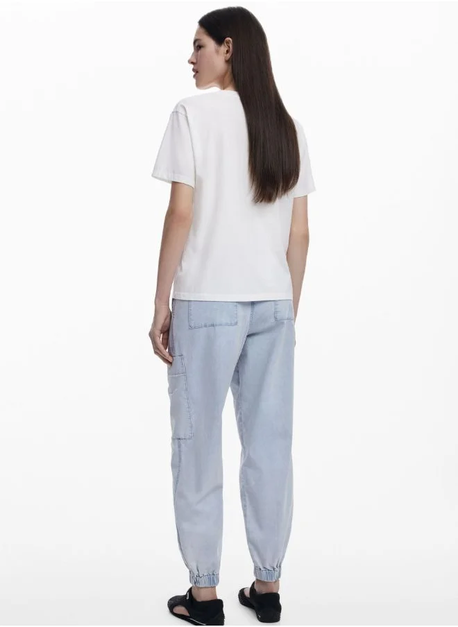 DESIGUAL LIGHT JOGGER JEANS