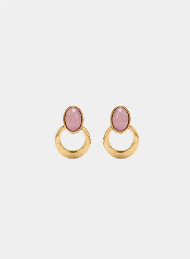 بارفوا الأقراط غير المنتظمة على شكل حلقة