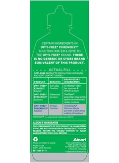 Opti-Free Puremoist Multi-Purpose Disinfecting Solution with Lens Case, 10-Ounces, 10 FL Oz (Pack of 1)  - Image 5