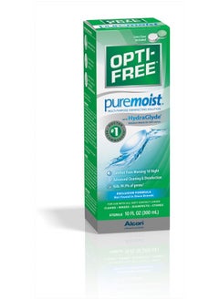 Opti-Free Puremoist Multi-Purpose Disinfecting Solution with Lens Case, 10-Ounces, 10 FL Oz (Pack of 1)  - Image 3