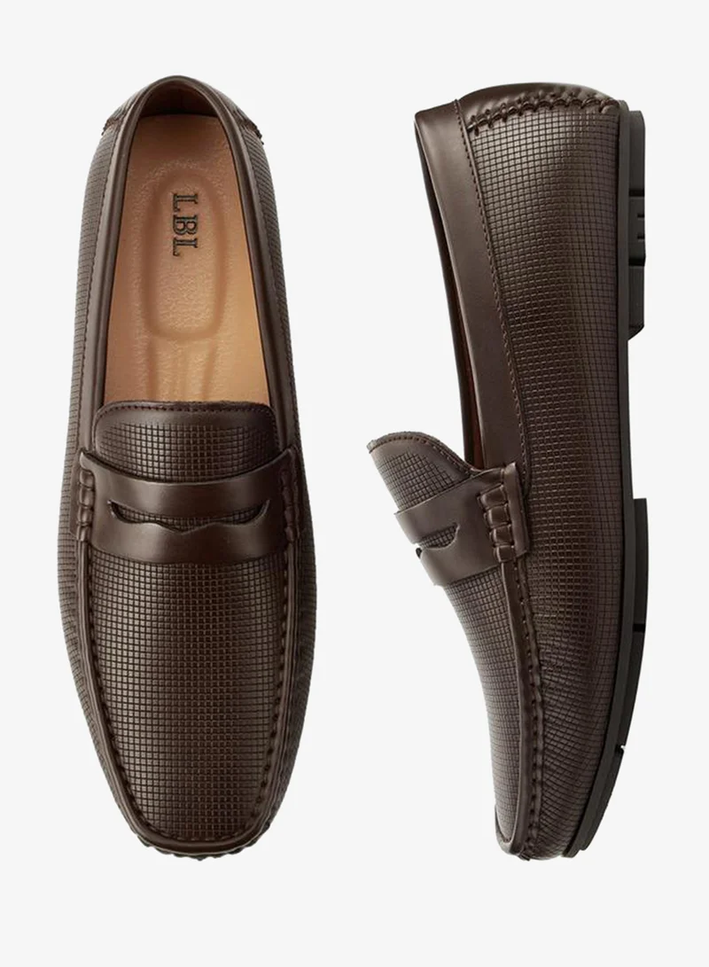 LBL by Shoexpress Men Waffle Textured Loafers