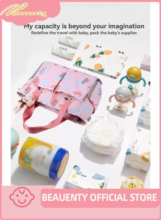 New Lightweight And Large Capacity Casual Hand-Held Single Shoulder Mother And Baby Bag - view 2