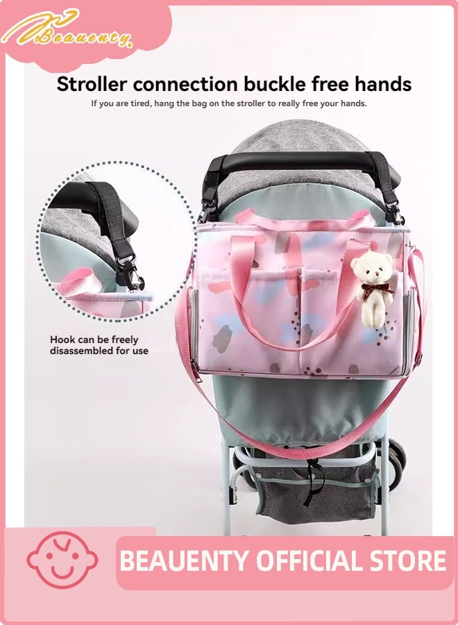 بيوينتي جديد خفيف الوزن وقدرة كبيرة عادية يدوية واحدة الكتف الأم والطفل حقيبة - Image 5