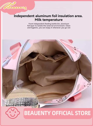 New Lightweight And Large Capacity Casual Hand-Held Single Shoulder Mother And Baby Bag - view 4