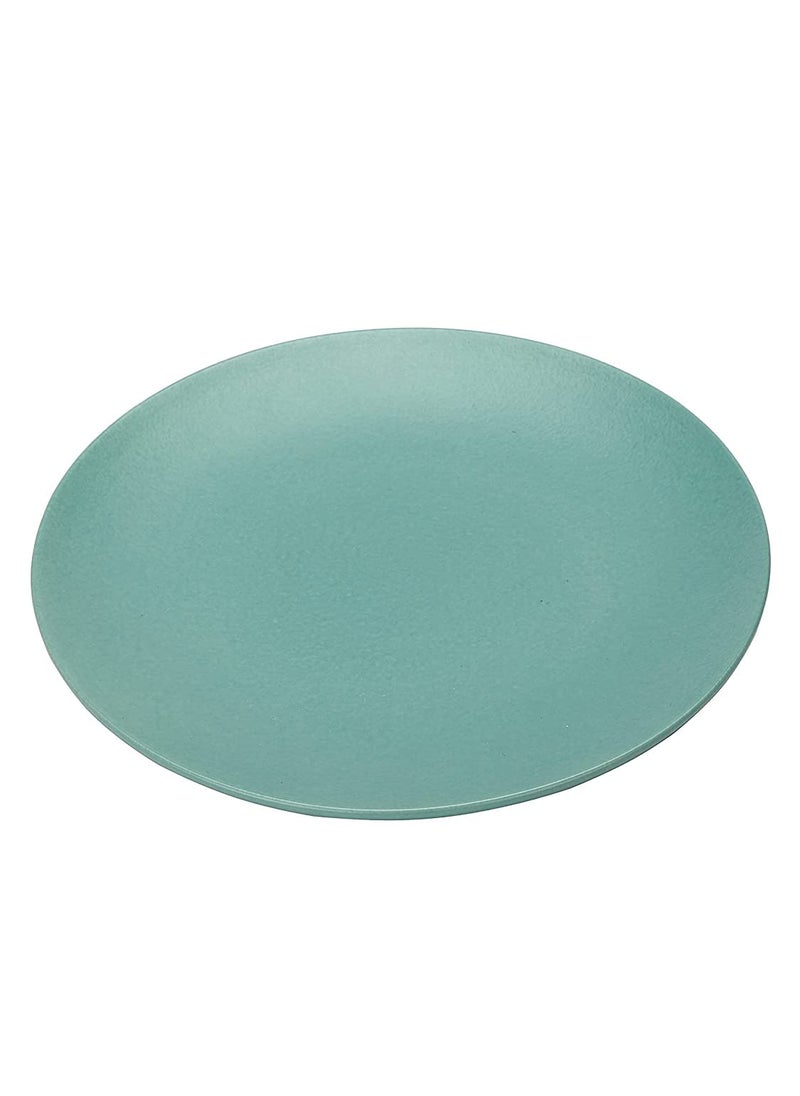 The Decor Lane - The Decor Lane Handpainted Ceramic Matte Dinner Plates Dinnerware Serving Plate Thali Ceramic Plates for Dinner (10 Inch, Microwave & Dishwasher Safe) (Green) - Image 1