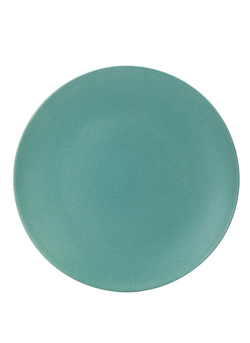 The Decor Lane - The Decor Lane Handpainted Ceramic Matte Dinner Plates Dinnerware Serving Plate Thali Ceramic Plates for Dinner (10 Inch, Microwave & Dishwasher Safe) (Green) - Image 1