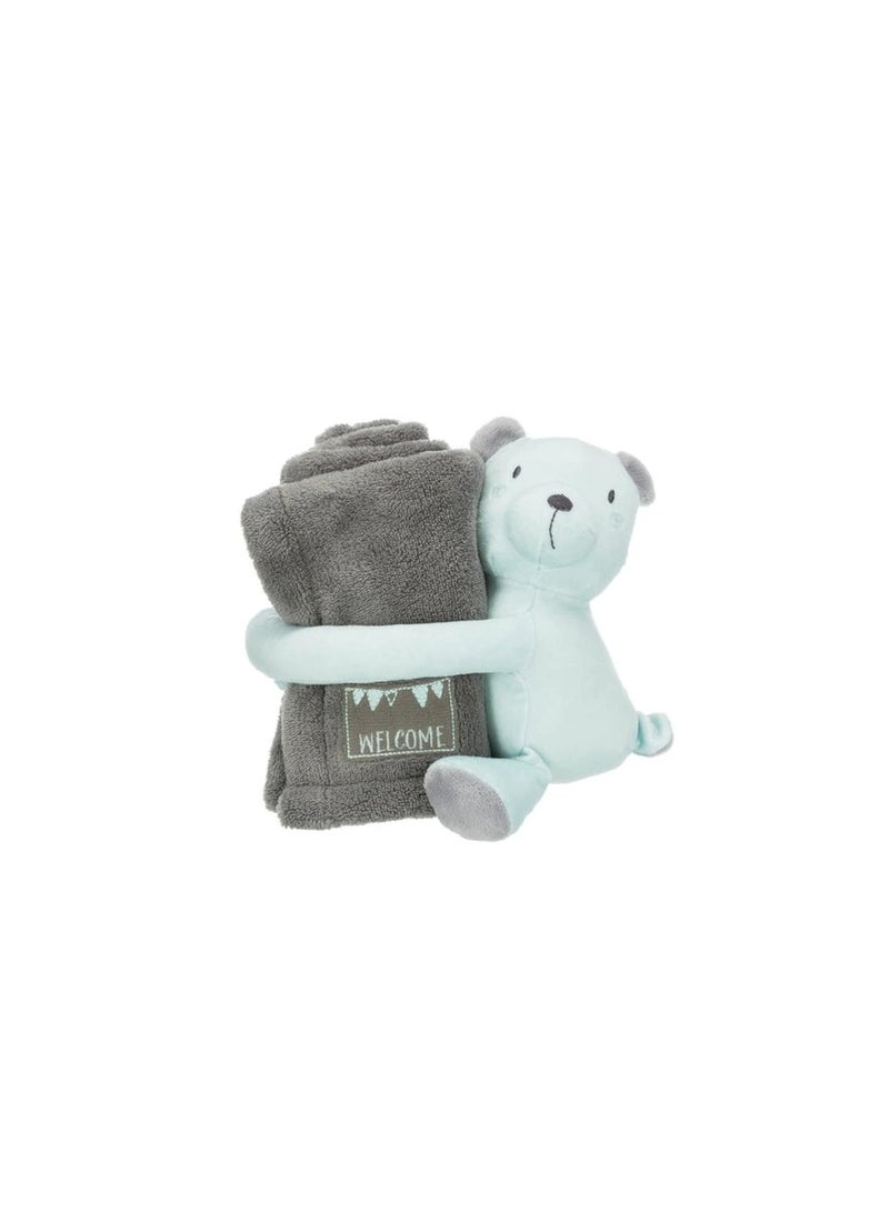 تريكسي مجموعة ألعاب تريكسي جونيور القطيفة الزرقاء مع بطانية للكلاب - Image 2