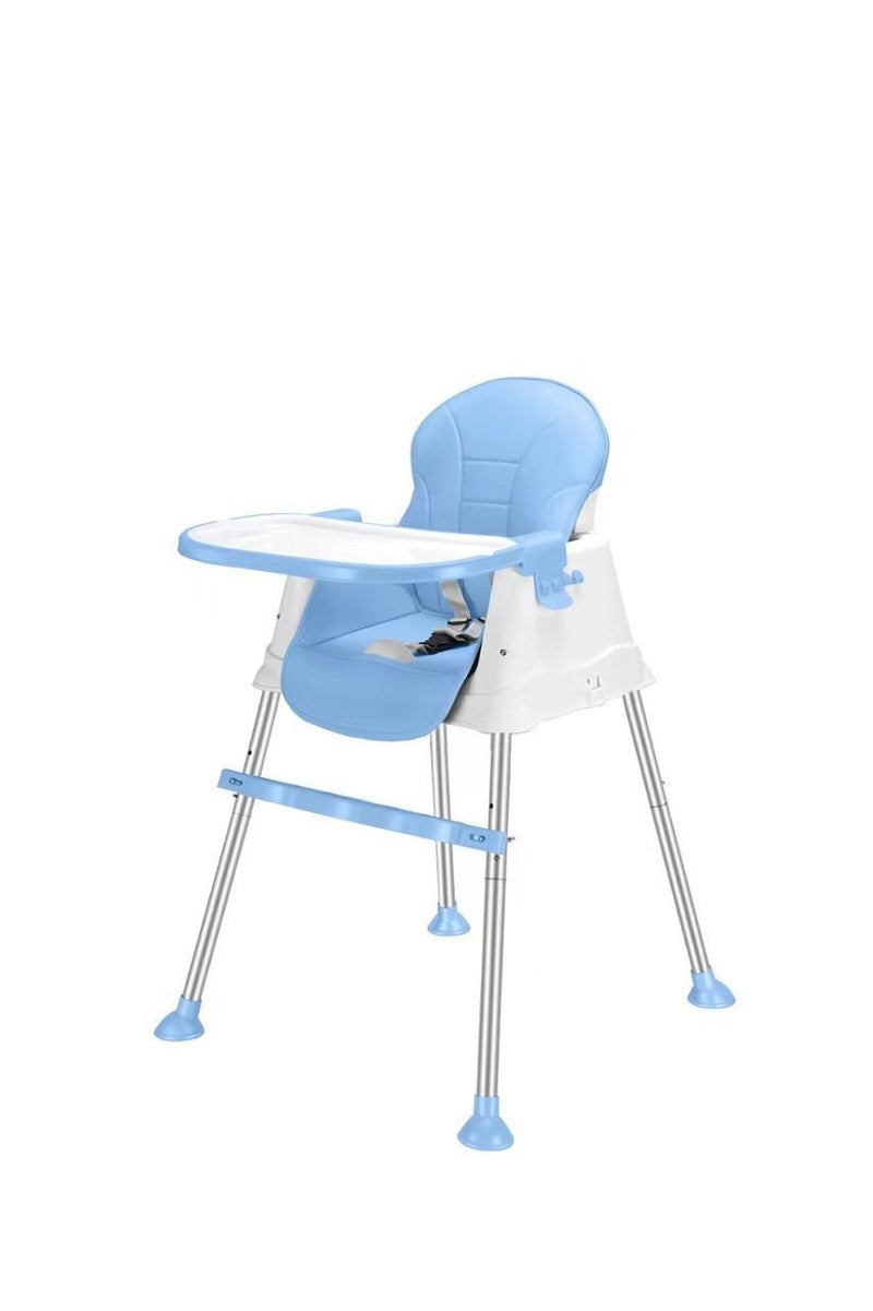 BAIG Baby High Chair 3-in-1 Foldable Portable - Adjustable Height Infant Toddler Dining Chair with Removable Tray - Image 4