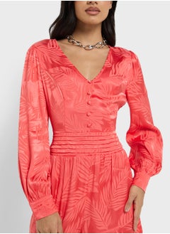 GUESS Long Sleeve Jacquard Romper  - Image 3