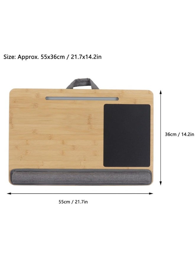 Comfortable & Portable Lap Table with Cushion – Lightweight Laptop Table for Bed, Sofa & Travel