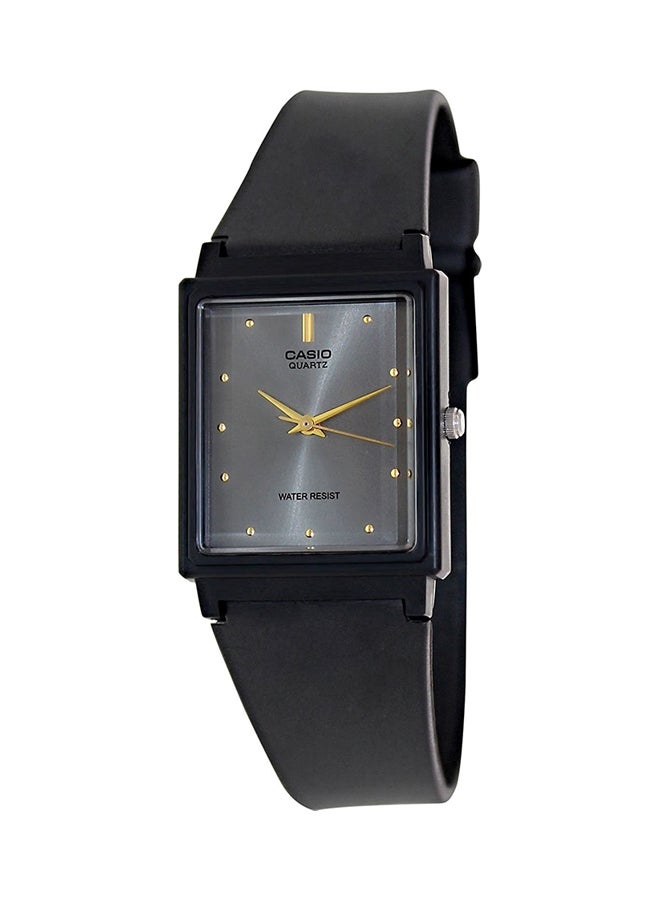 CASIO Men Youth Water Resistant Analog Watch MQ38-8ADF - 27 mm - Black - Image 1