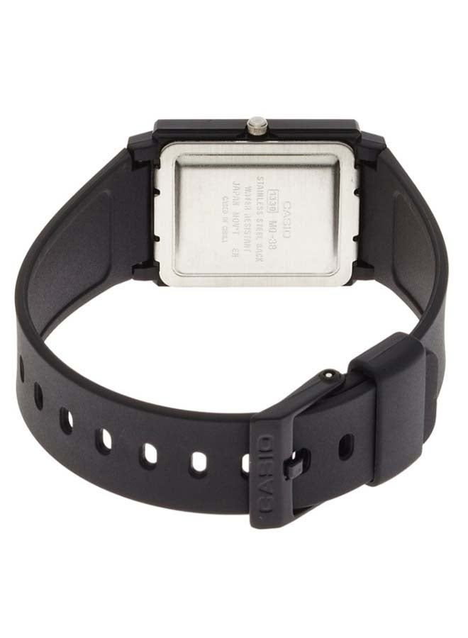 CASIO Men Youth Water Resistant Analog Watch MQ38-8ADF - 27 mm - Black - Image 2