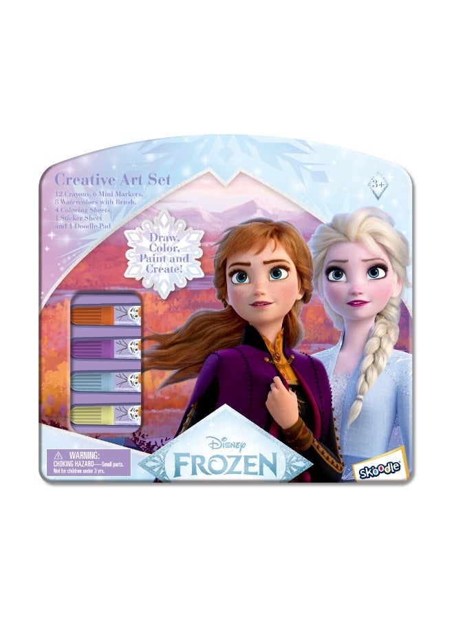 Disney Coloring Fun - 50 Stickers & 35 Sheets | Art & Craft Kit | Fun Activity For Kids| Age 3+ - Image 1