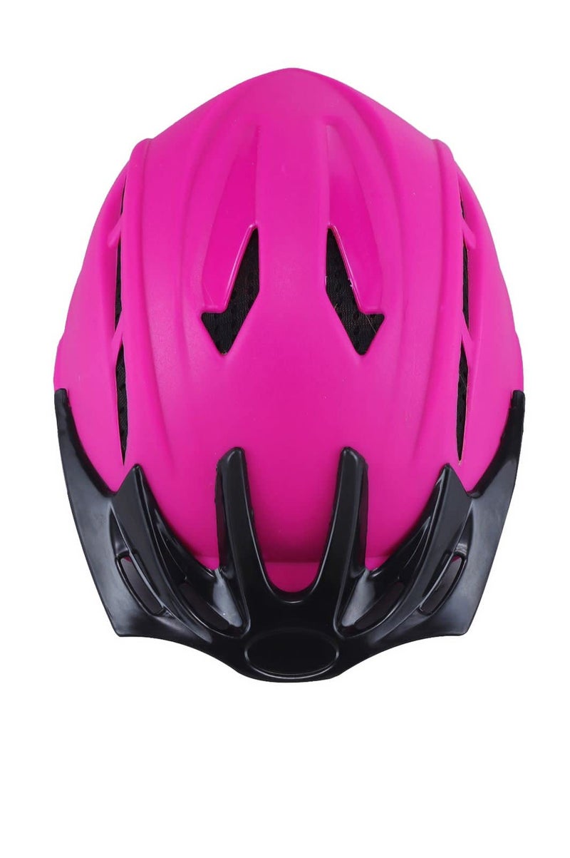 FASTPED Bicycle Helmet with Sun Visor Suitable for Kids, Boys and Girls up to 10 Years (Pink) (Pink) - Image 2