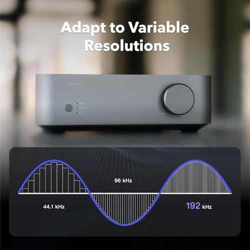 WiiM مضخم الصوت WiiM Vibelink | مضخم طاقة 100 واط مع DAC ESS 9039Q2M المتميز و TI TPA3255 | متوافق مع WiiM Mini و Pro و Pro Plus و Ultra | مدخلات RCA و Coax و Optical | رمادي فضائي - Image 5