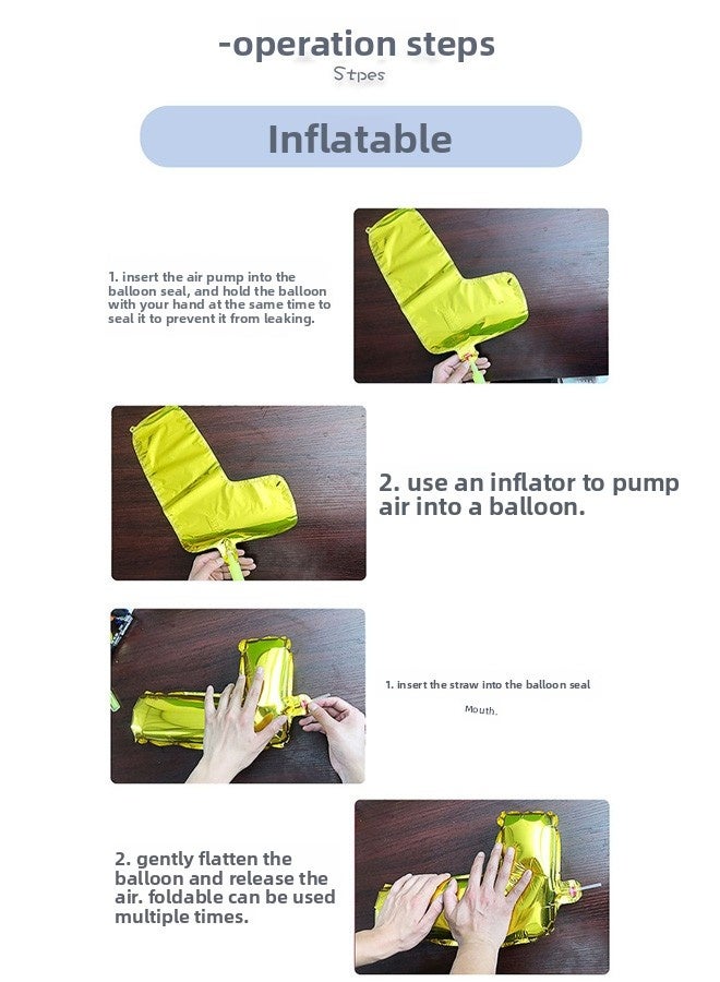 SenRan 40-Piece 1st Birthday Decor Kit: 40-Inch Number Balloon, Jungle Animal Foil Balloons & Gold Latex Balloons – Ideal for Boys' and Girls' First Birthday Parties - Image 4