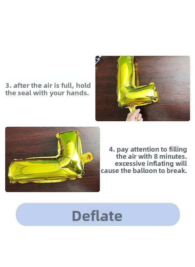 SenRan 40-Piece 1st Birthday Decor Kit: 40-Inch Number Balloon, Jungle Animal Foil Balloons & Gold Latex Balloons – Ideal for Boys' and Girls' First Birthday Parties - Image 5