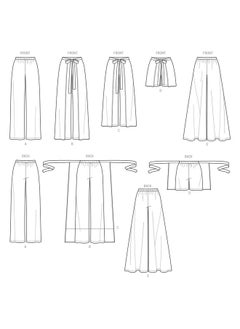 Simplicity 8134 Easy To Sew Women'S Pants And Shorts Sewing Pattern Kit Sizes 6 14  - Image 3