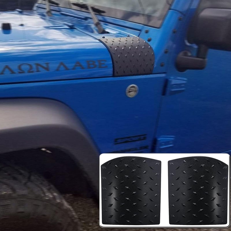Bentolin Cowl Body Armor Powder Coated Finish Outer Cowling Cover Compatible with Jeep Wrangler JK Rubicon Sahara X Off Road Sport Unlimited 2/4 Door 2007-2018 - Image 1