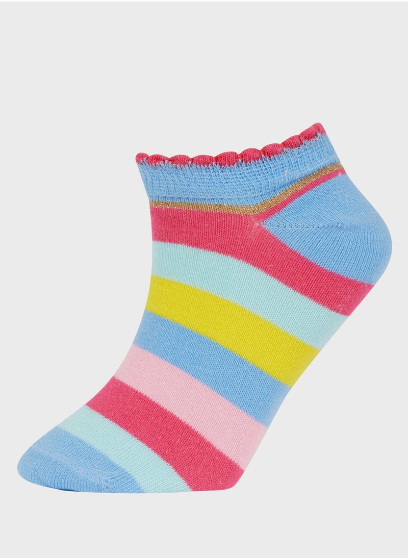 DeFacto - Girls 7-Pack Cotton Booties Socks - Image 1