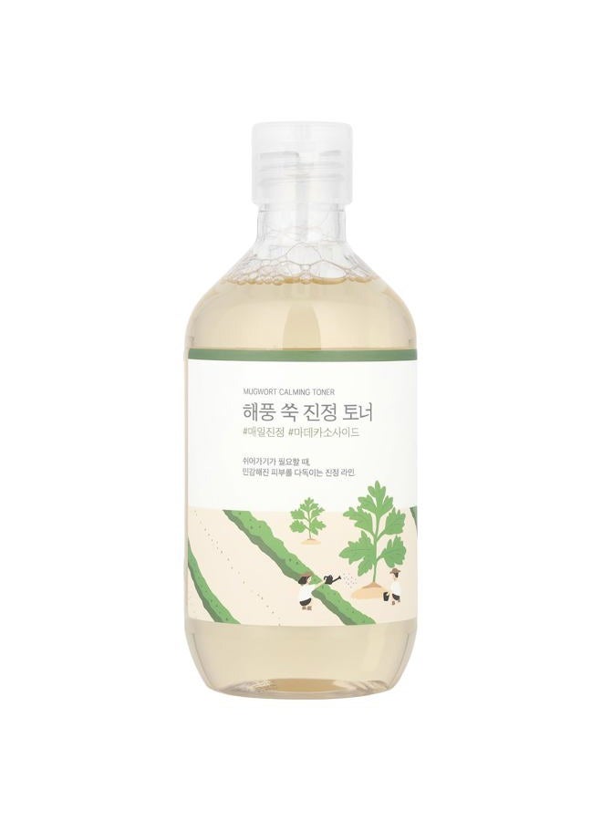 ROUND LAB Mugwort Calming Toner | Redness Calming, Provide a Skin Refresh, Madecassoside, Soothing, Water Type Toner (10.1fl.oz) - Image 1
