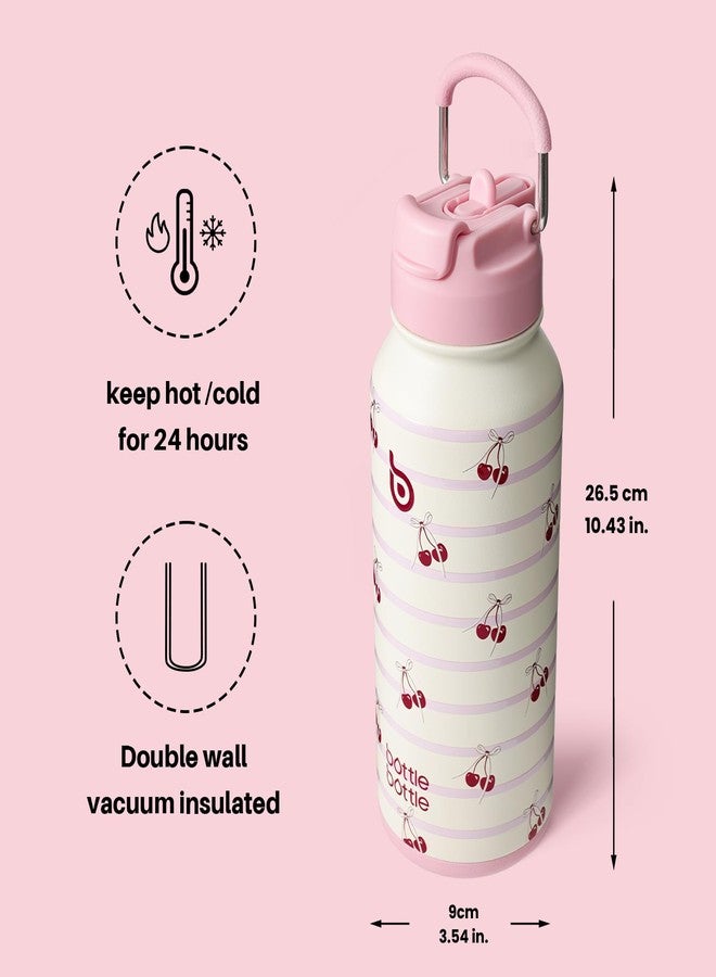 bottle bottle زجاجة ماء معزولة سعة 32 أونصة مع علبة حبوب - Image 5