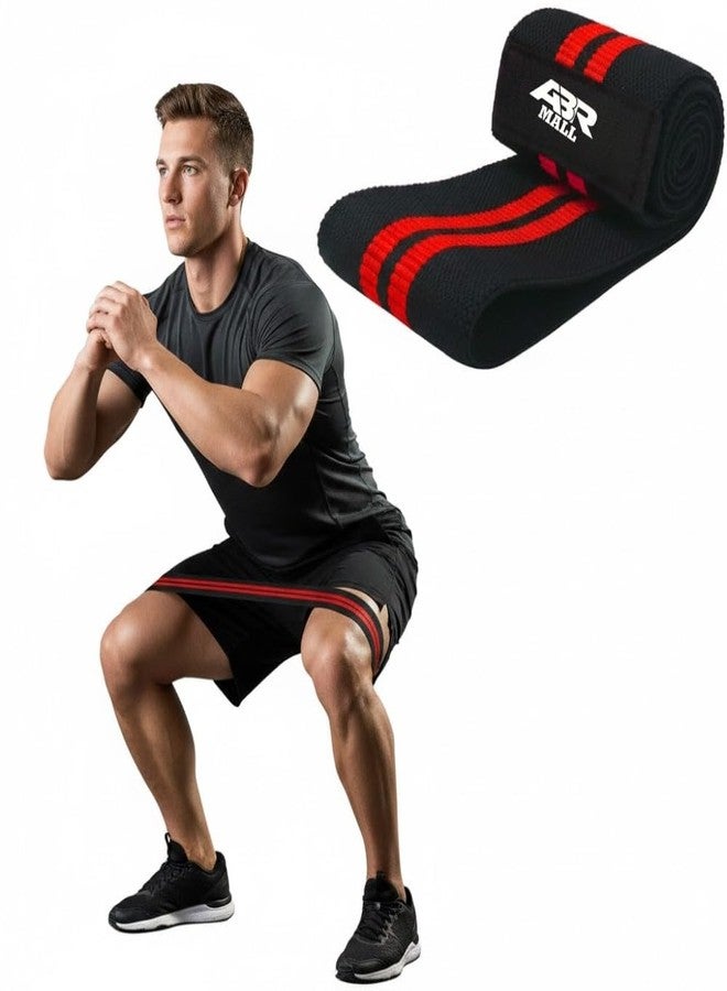 ABR Mall Resistance Loop Band for Leg, Hip & Glute Workouts - Fabric Exercise Band for Squats, Strength Training, Pilates, and Physical Therapy - Image 1
