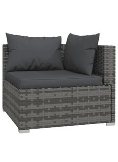 vidaXL 6 Piece Garden Lounge Set with Cushions Poly Rattan Grey - pzsku/Z013B8E01B499E870F536Z/45/_/1696250341/37bf55eb-2e2d-441c-98c3-52b894e58cc7