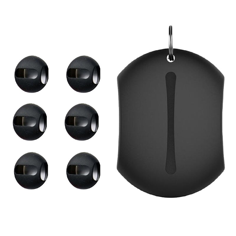 14 Earphone Protectors Set Silicone Earphone Sleeve Earbuds Protective Cover Compatible for Huawei 3 (Black) - Image 2