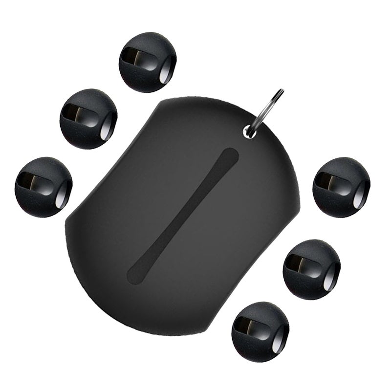 14 Earphone Protectors Set Silicone Earphone Sleeve Earbuds Protective Cover Compatible for Huawei 3 (Black) - Image 1