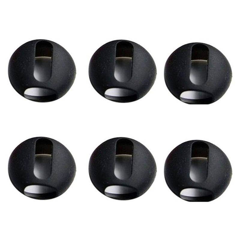 14 Earphone Protectors Set Silicone Earphone Sleeve Earbuds Protective Cover Compatible for Huawei 3 (Black) - Image 5