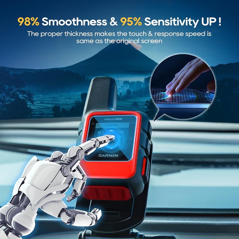 LFOTPP 4PCS Glass Screen Protector for Garmin inReach Mini - Image 4