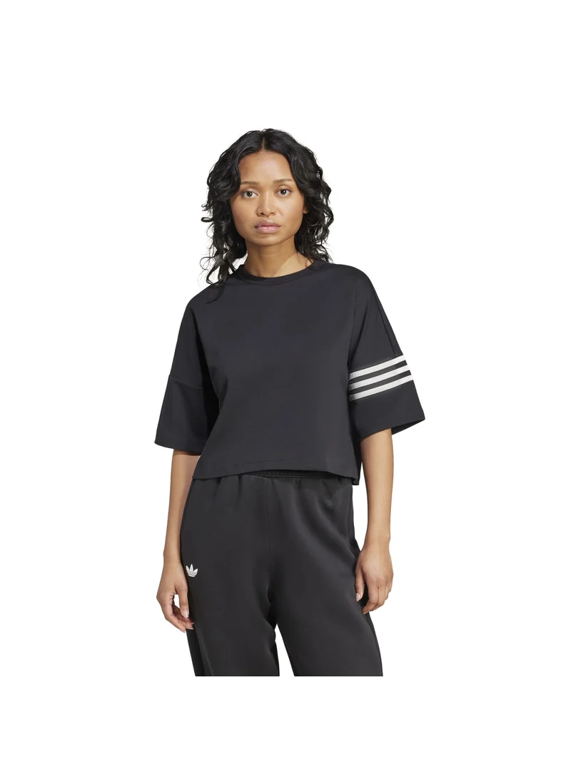 اديداس adidas NEUCL TEE Black Originals Women T-SHIRTS