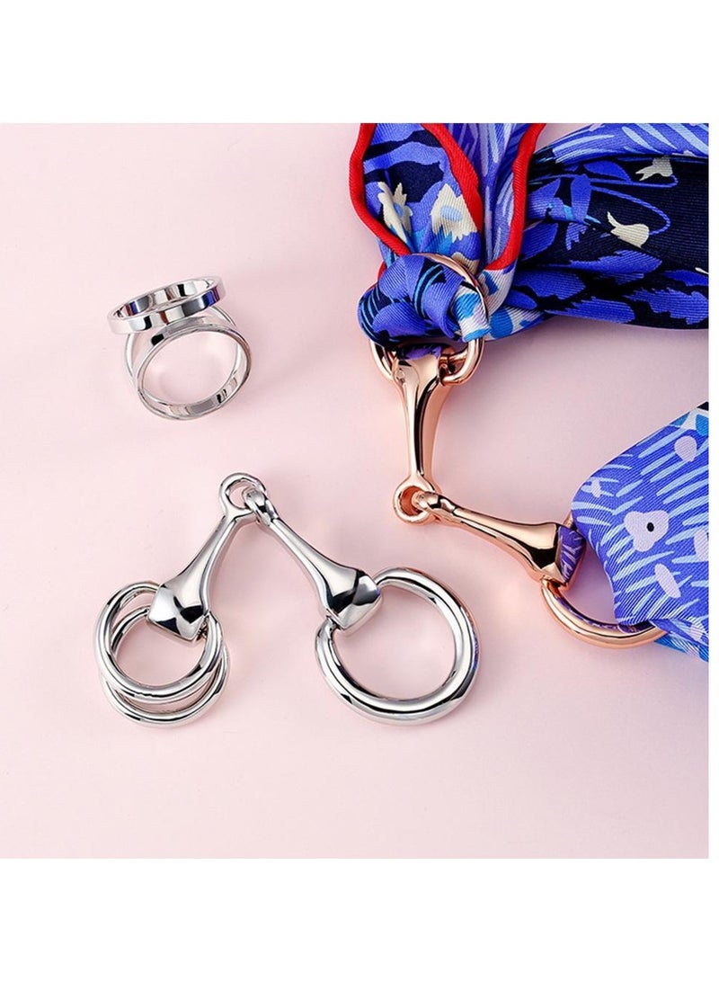 Scarf ring for women, high quality material - imported - Image 3