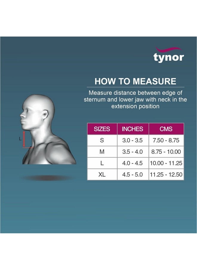 Tynor - TYNOR Cervical Collar Soft with Support, Beige, Small, 1 Unit - Image 1