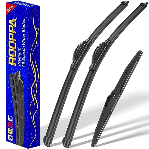 3 wipers Replacement for 20172022 KIA Sportage20192021 2022 2023 Hyundai Santa Fe Windshield Wiper Blades Original Equipment Replacement 261611 Set of 3 UJ HOOK