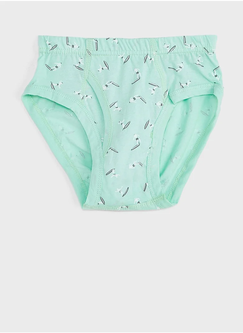 Pinata Pack Of 5 Printed Boys Brief