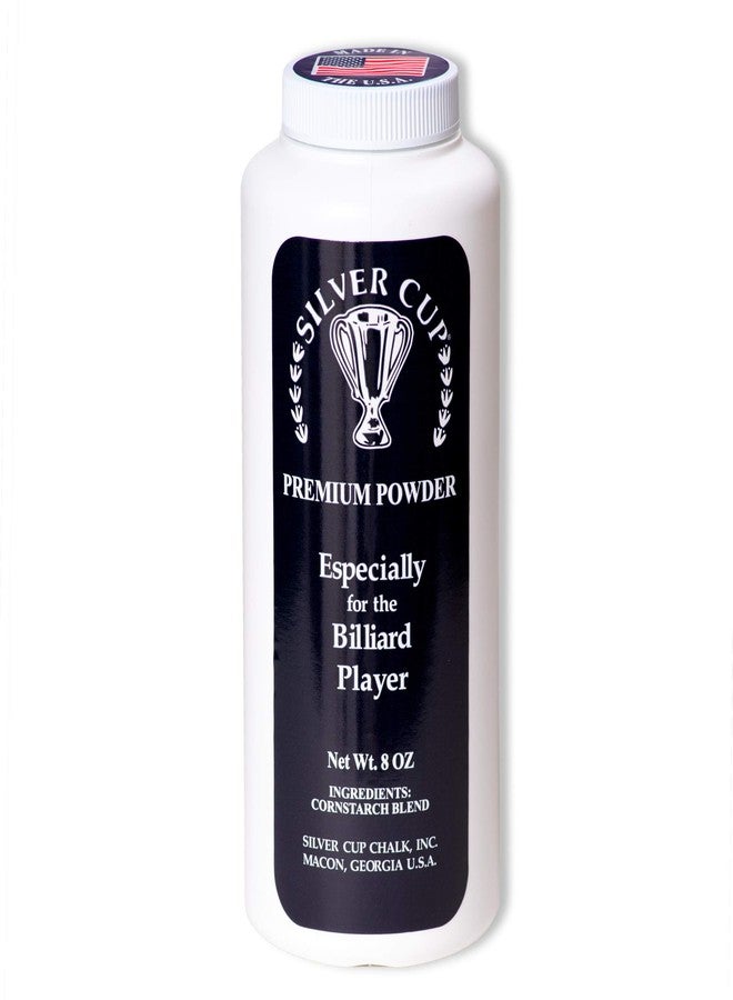 Silver Cup Billiard Premium Bottle Powder White 8 oz. Bottles (3-Pack) - Image 2
