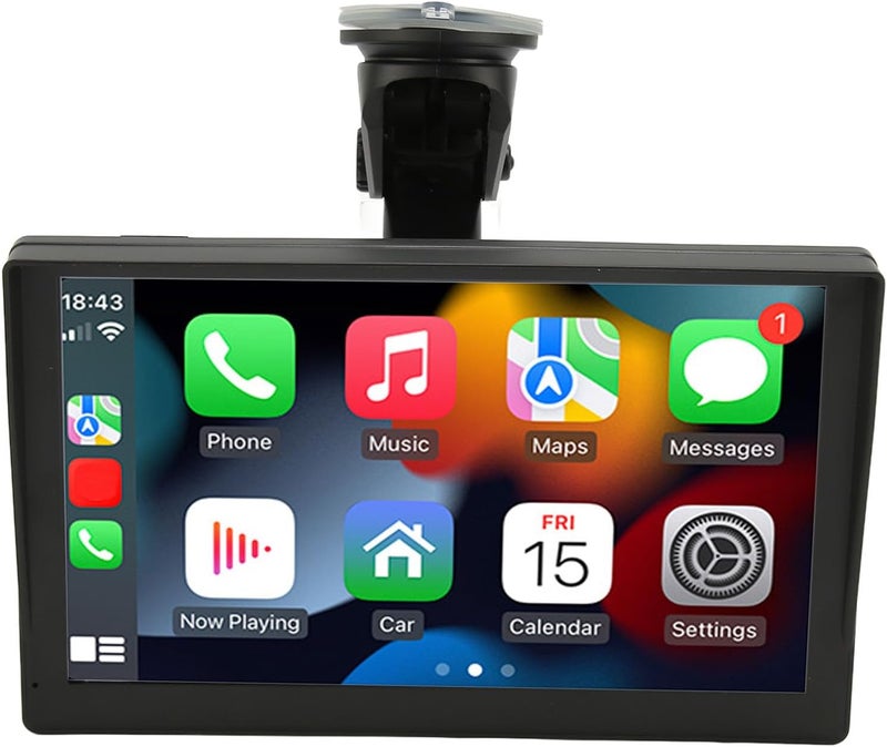 كلاراكو ستيريو سيارة مع كاميرا لوحة القيادة، شاشة IPS عالية الدقة 9 بوصة، مستقبل صوت السيارة لاسلكيًا مع وصلة مرآة بلوتوث، مخرجات صوت متعددة، سهل التركيب - Image 2