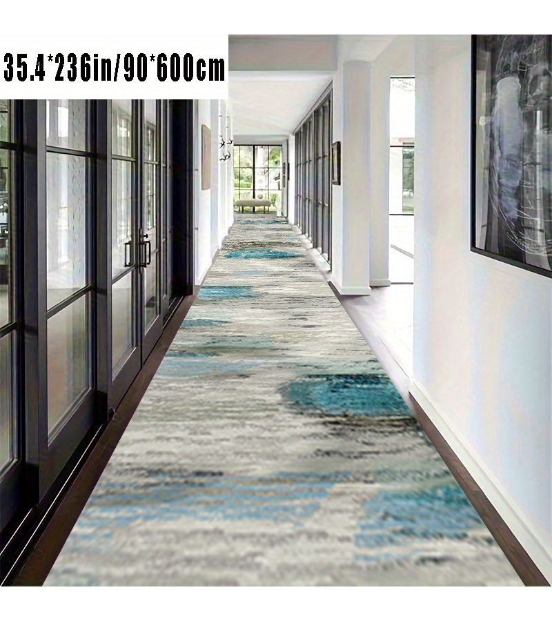 1pc Multi Color 60x300cm Imitation Cashmere Long Strip Carpet for Bedroom Hotel Villa - Image 3