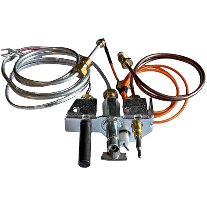 4021-732 NATURAL GAS STANDING PILOT BURNER ASSEMBLY FOR HEATILATOR & HEAT-N-GLO GAS FIREPLACES 25660, 4021-732 - Image 1