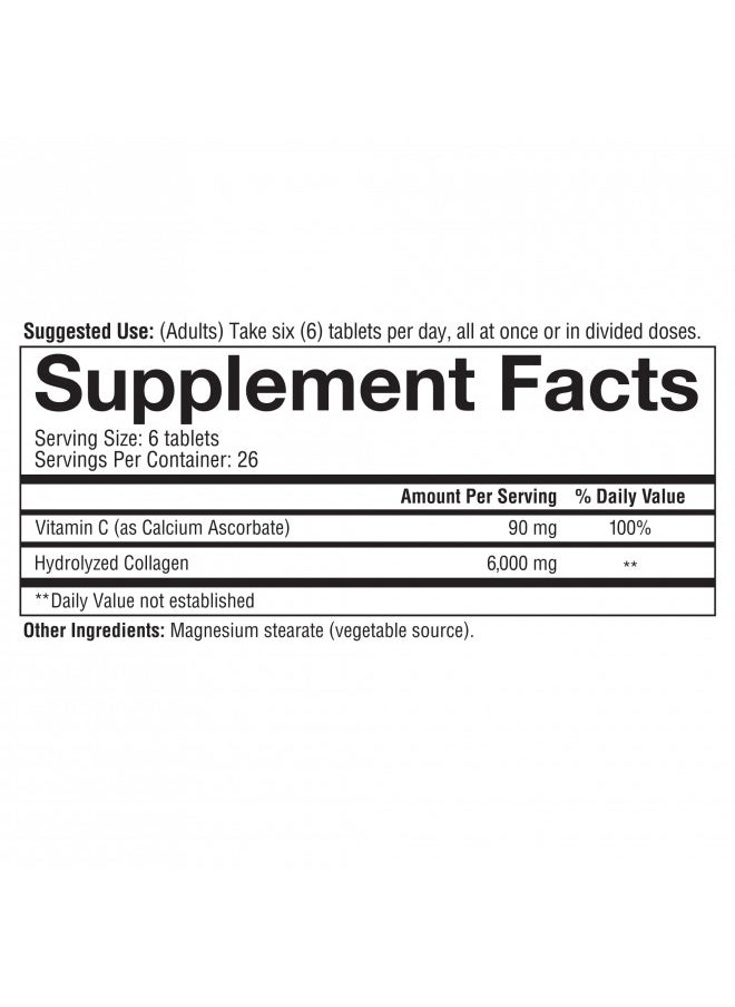 youtheory Collagen with Vitamin C, Advanced Hydrolyzed Formula for Optimal Absorption, Skin, Hair, Nails and Joint Support, 160 Supplements  - Image 4