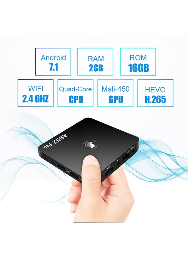NIBEMINENT Smart TV Box A95X Pro Black  - Image 3