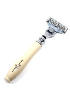 Edwin Jagger Dwin Jagger Chatsworth Handle For A Gillette Mach 3 Razor (Imitation Ivory)  - Image 4