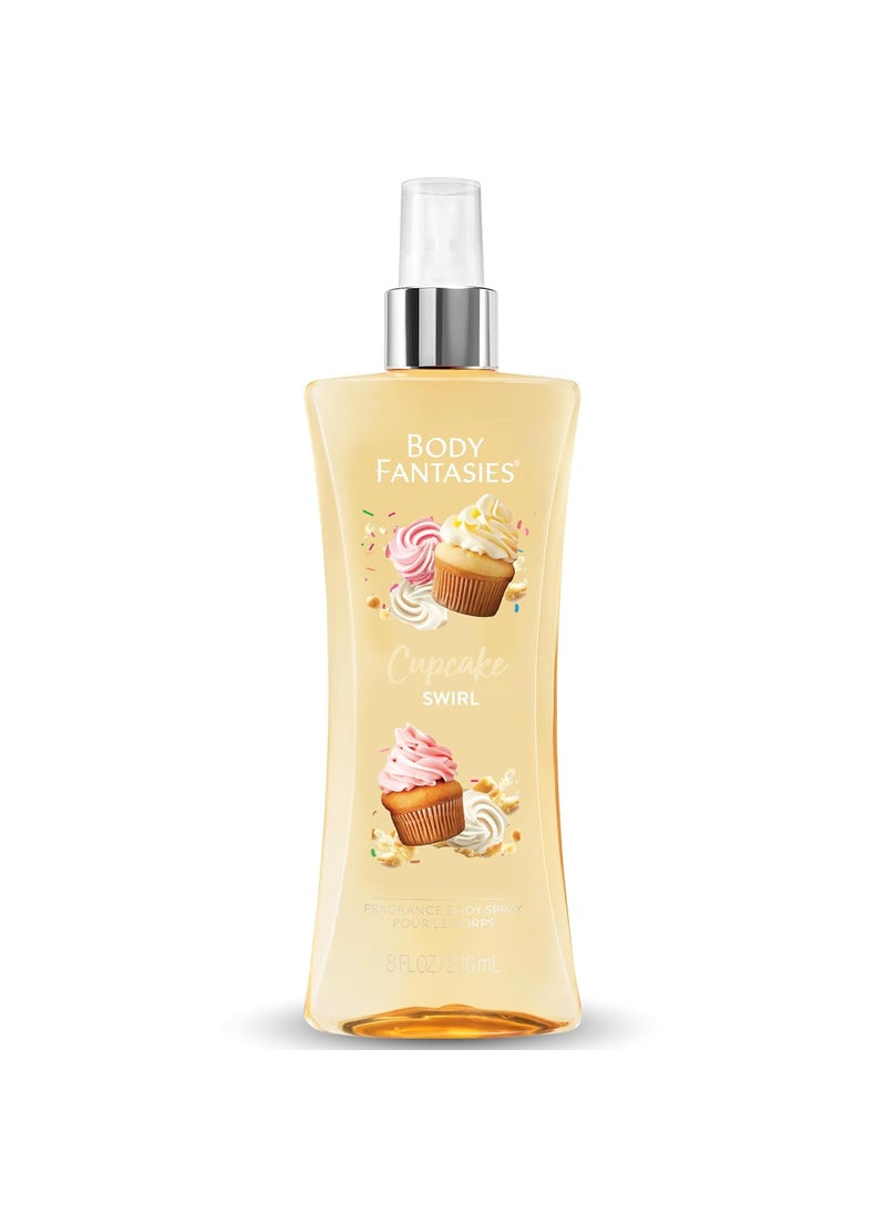 BODY FANTASIES - Body Fantasies Signature Fragrance Body Spray, Cupcake Swirl, 8 fl oz - Image 1