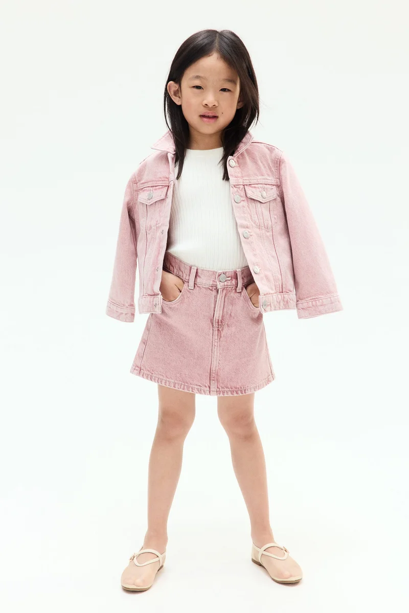 اتش اند ام تنورة من الدنيم